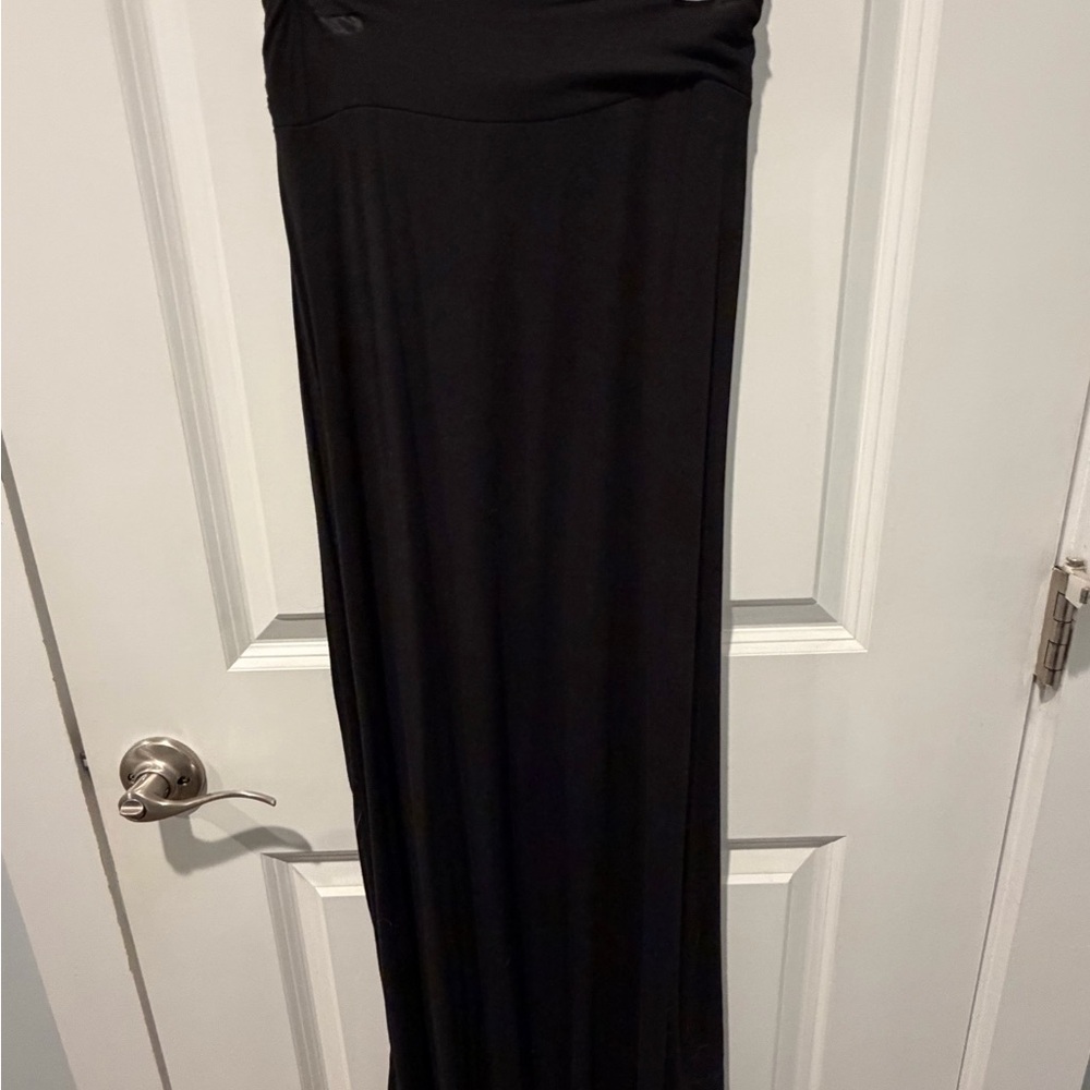 Merona Black Maxi Skirt - Sleek Long Silhouette